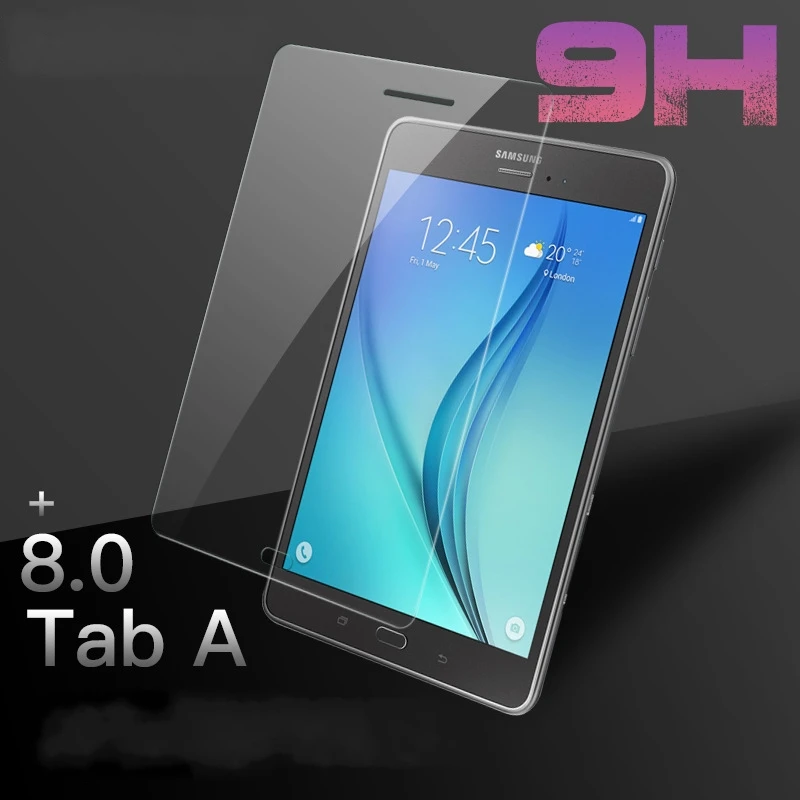 

Защитная пленка для экрана из закаленного стекла для Samsung Galaxy Tab A 8,0 S Pen 2015, SM-T350, SM-T355, SM-P350, SM-P355, 8 дюймов, стеклянная пленка для планшета