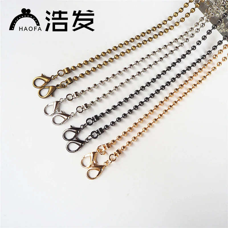 HAOFA 4 шт./лот s 120 см/4" длинный шар металлическая цепь для кошельки/сумки DIY, античные бронзовые ручки, высокое качество кошелек аксессуар