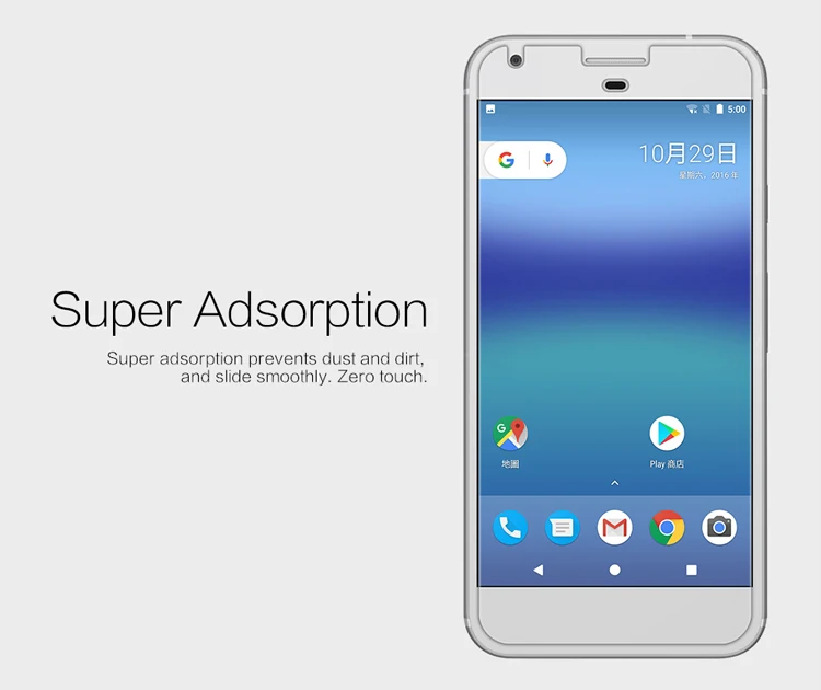 2 шт./партия Защитная пленка для htc Google Pixel/Pixel XL NILLKIN кристально прозрачная защитная пленка в розницу посылка