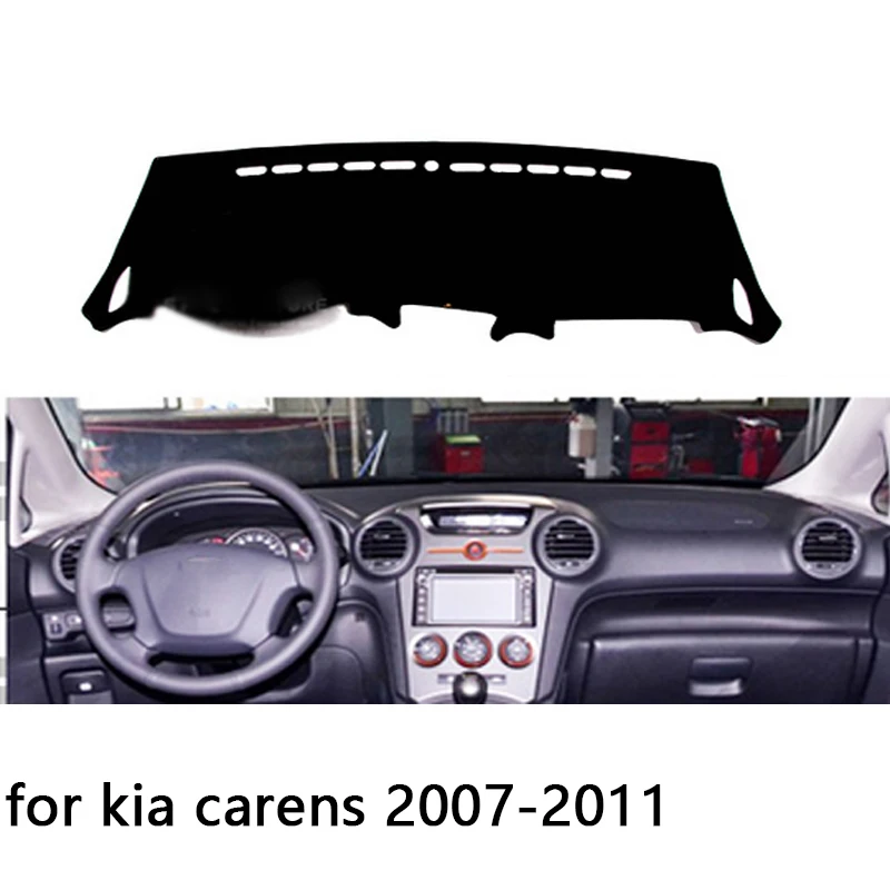 Коврик для приборной панели kia carens 2007-2011 защитный коврик накидка подушка наклейка