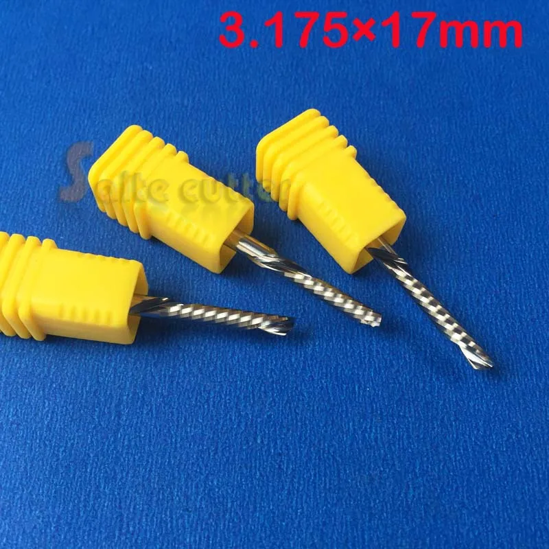 Спиральные торцовые фрезы с одной канавкой 3 175x17 мм шт.|flute india|bit keybit convert |