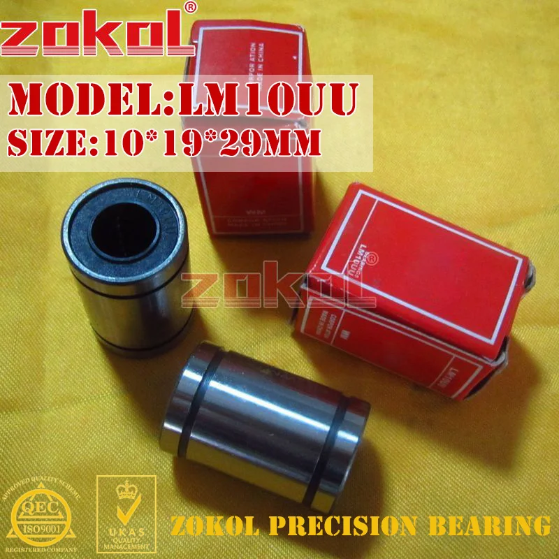 ZOKOL LM10 UU подшипник LM10UU линейный движения 10*19*29 мм|bearing bearing|bearing linearbearing 10 |
