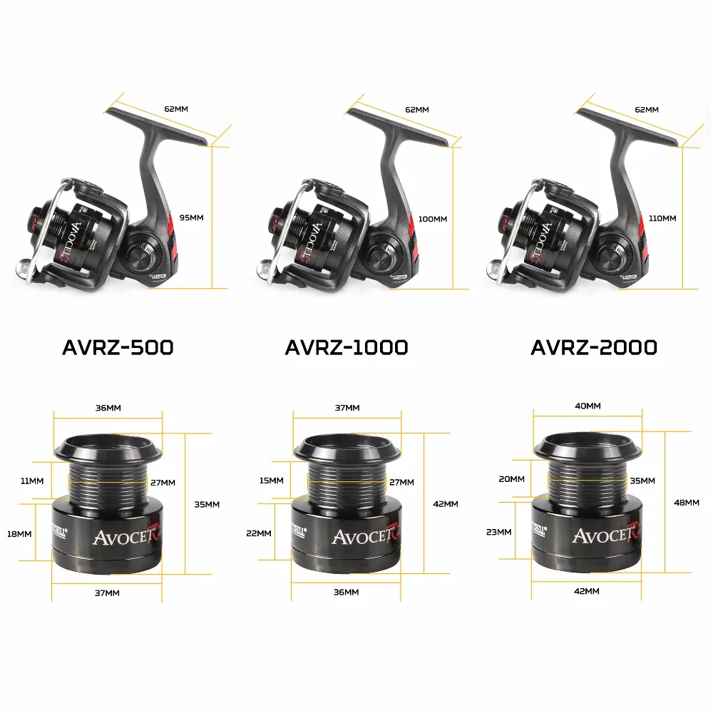 100% оригинал Митчелл 2017 AVRZ 500UL 1000 2000 3000 4000 спиннинг катушка рыбалка 4 + 1BB спереди