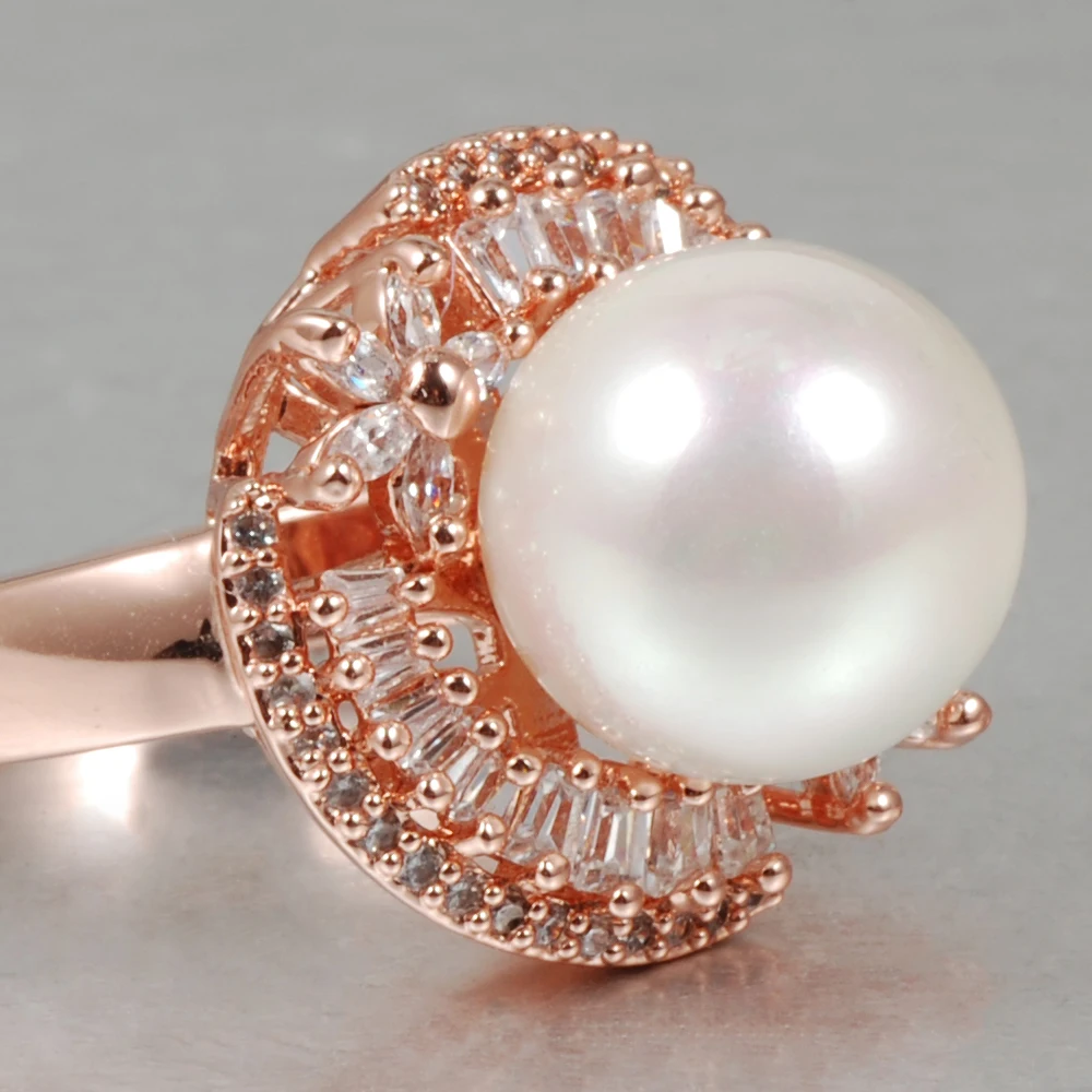 Wollet ювелирное изделие магнитное кольцо из чистой меди здоровая розовая бусина