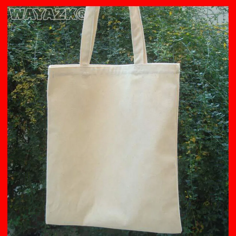 

1pcs/lot eco-friendly natural black white cotton shopping bag