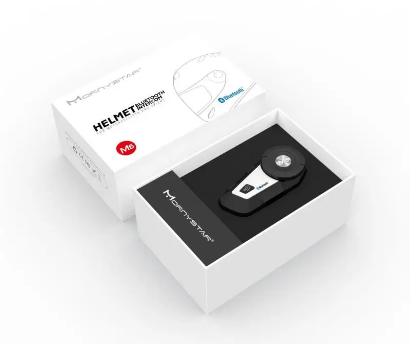 Новейшая модель; M6 мотоцикл Bluetooth шлем гарнитуры домофон BT беспроводной интерком intercomunicador bluetooth para motocicleta