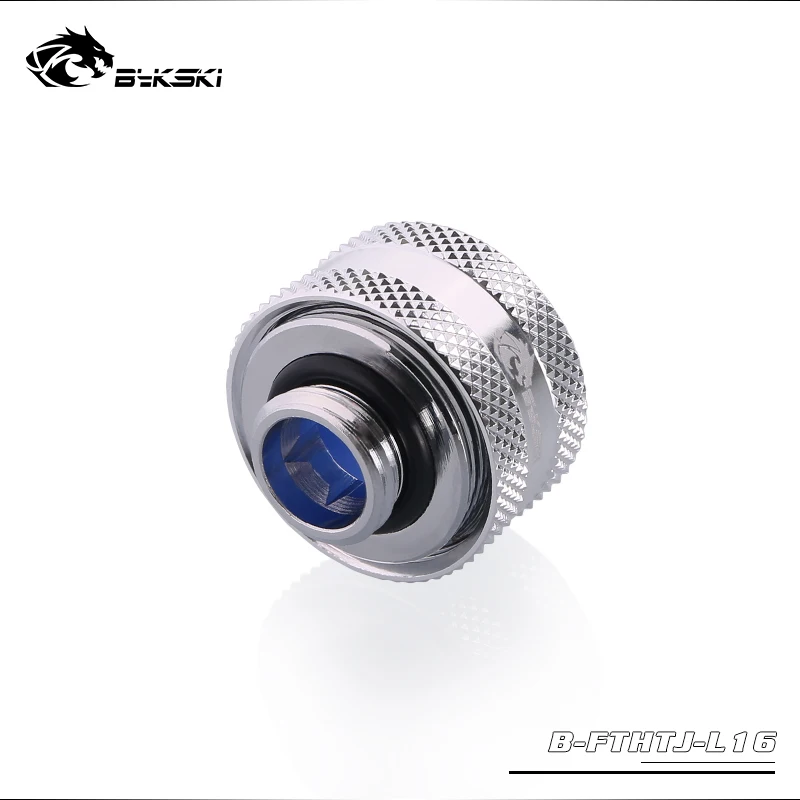 Bykski B-FTHTJ-L16, антиофф Тип жесткие трубки фитинги, для OD16mm жесткие трубки, алмазная картина, усиленный силикон
