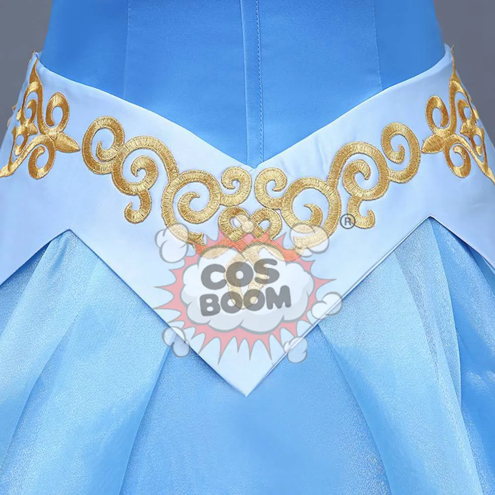 COSBOOM Спящая Красавица Аврора классический синий костюм для косплея Женский