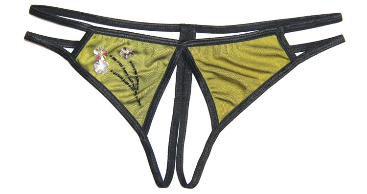 Sexy Push Up Cupless Bra Three-point Open Crotch Panties Women Beaded Underwear green Set Erotic Lingerie Nightwear Sex costumes