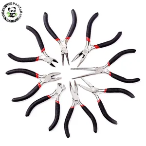 Набор инструментов Pandahall для изготовления ювелирных изделий, закаленные из углеродистой стали, плоскогубцы для полировки, бисероплетения, сделай сам, резак для проволоки