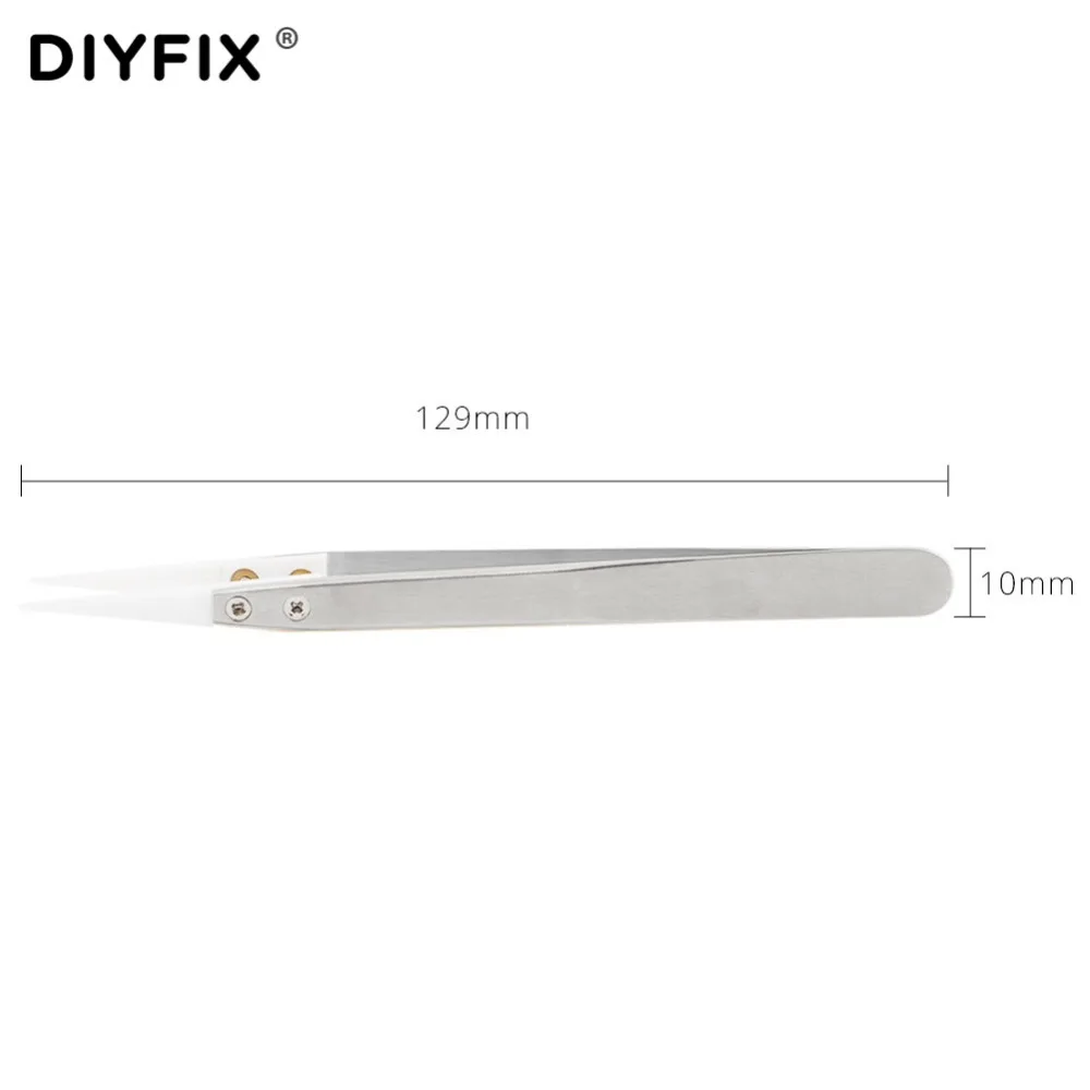 Антистатические керамические пинцеты DIYFIX изолированные термостойкие