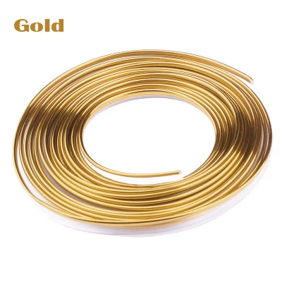 1 м автомобильный Стайлинг Универсальный DIY холодная линия и Наклейки