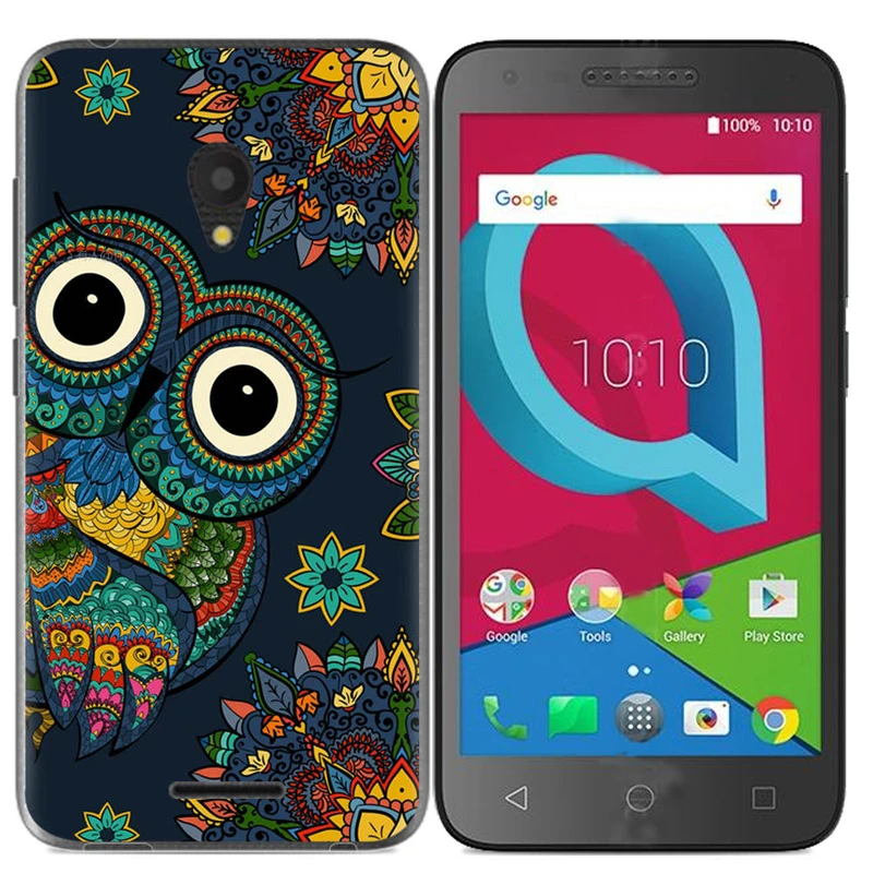 Colorful Patterns Soft Phone Case For Alcatel U50 Fashion Design Art Painted TPU Silicone Cute Cover Shell |