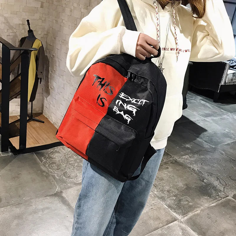 GDZHLBAG 2018 Cheap Mochila Black Backpack Canvas Women SchoolBags For Teenagers Couple Backpacks Casual Durable B276 | Багаж и сумки