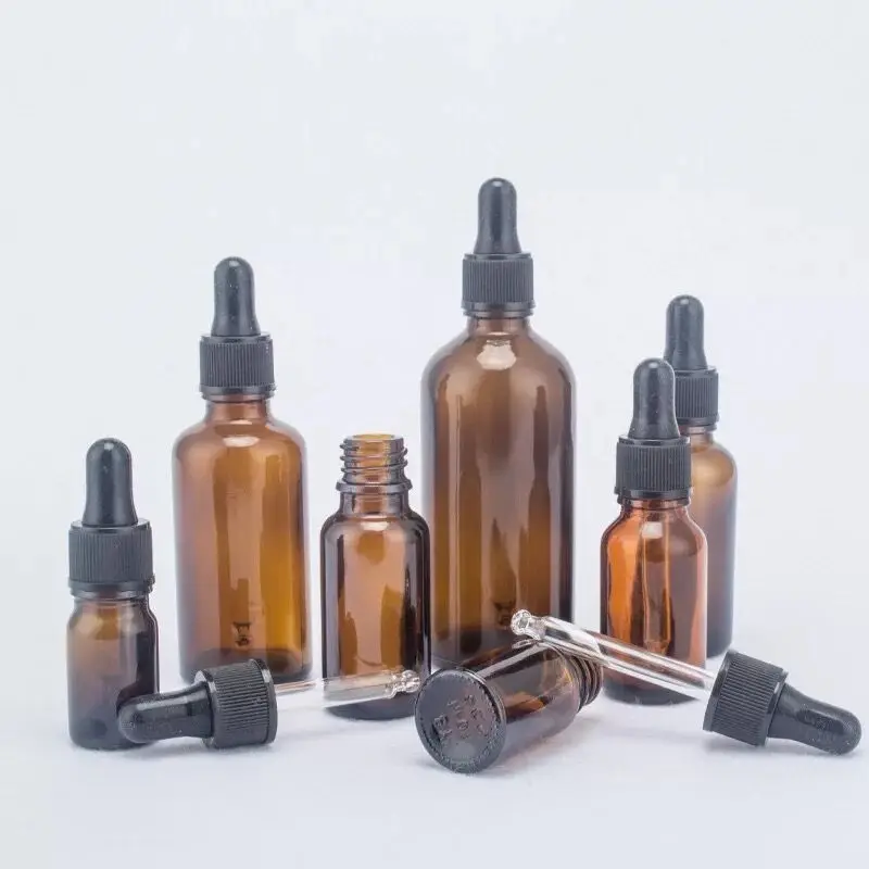 Флакон капельница из янтарного стекла 10 шт./лот многоразовый контейнер для
