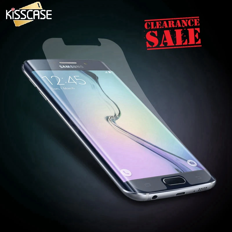 KISSCASE Передняя мягкая прозрачная защитная пленка для экрана Samsung Galaxy S6 S7 edge S5