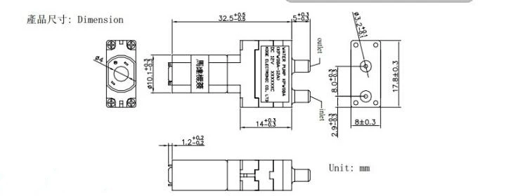 2 шт. микро вакуумный насос Спецодежда медицинская мини отрицательный Давление DC