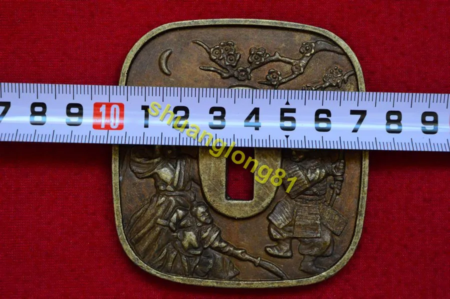 Very Nice Strong High Quality Japanese Alloy Guard Tsuba For Samurai Katana Sword Knife Wakizashi W Warrior |
