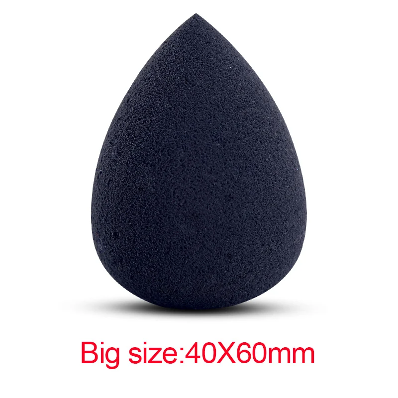 Large Black Cocute beauty губка для макияжа пудра пуховка гладкая основа для Макияжа Губки для леди Макияж Губка Высокое качество косметическая пуховка цвета инструмент - Цвет: Large Black