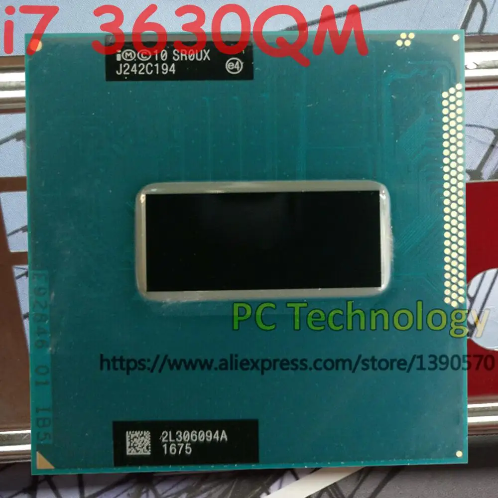 Процессор Intel Core I7-3630QM SR0UX процессор I7 3630QM 2,4 ГГц L3 = 6 м четырехъядерный процессор в течение 1 дня