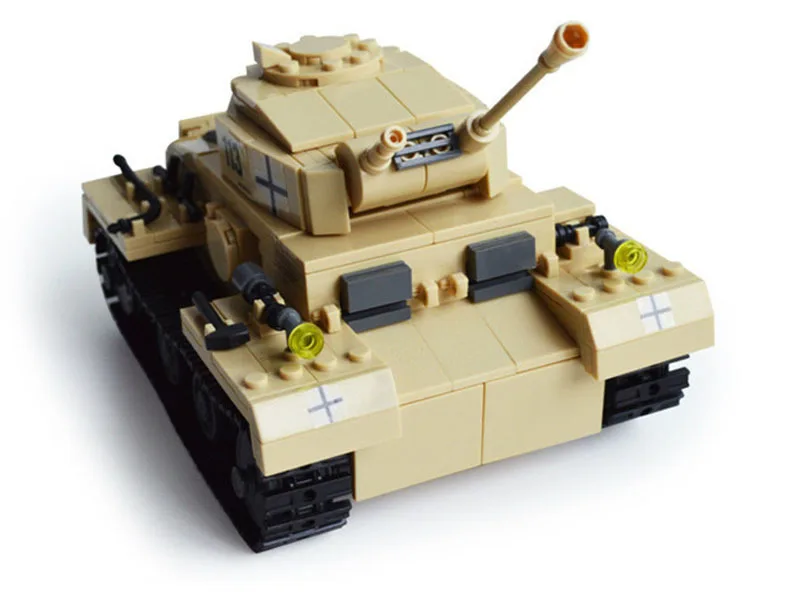 Кази Военная WW2 Пособия по немецкому языку Panzer III бак 3D модель AUSF L основной боевой