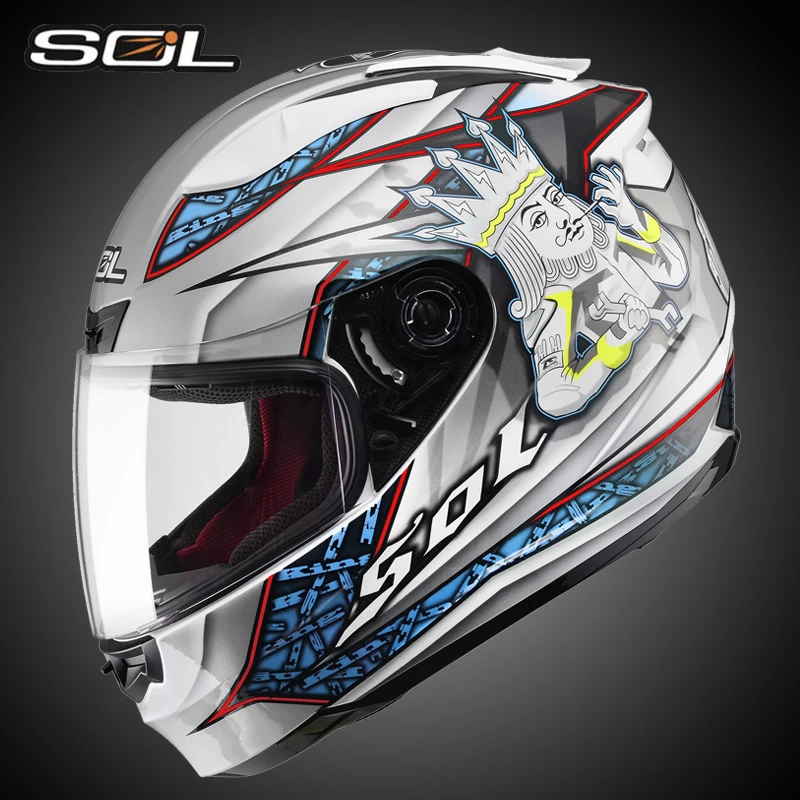 SOL moto rcycle шлем полный шлем moto Крест Шлемы с DOT сертификации шлем moto Каско Capacete SF-3
