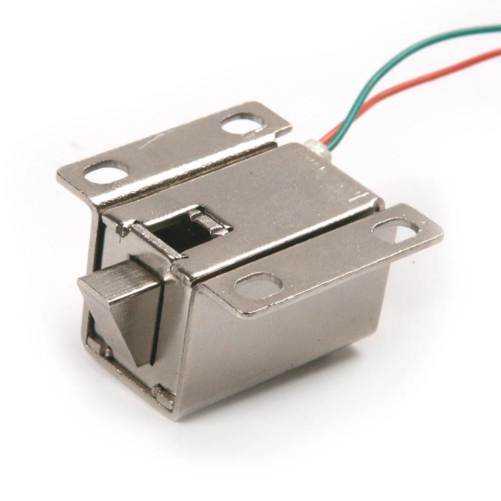 Высокое качество 10 шт. DC12V/0.43A ультра-компактные замки двери шкафа Электрический замок в сборе соленоид