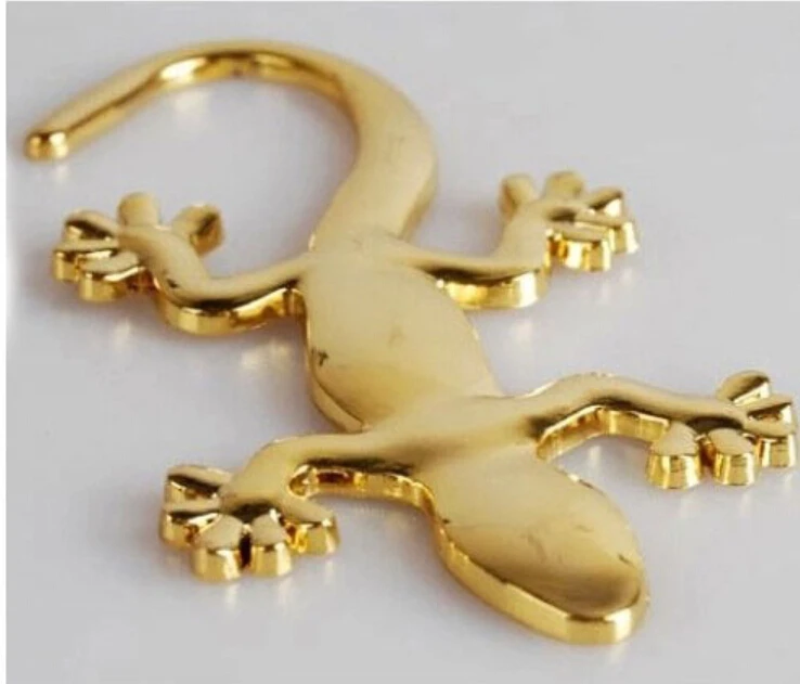 3d металлические забавные наклейки Gecko (30 шт./лот) оптовая продажа|stickers garage|sticker