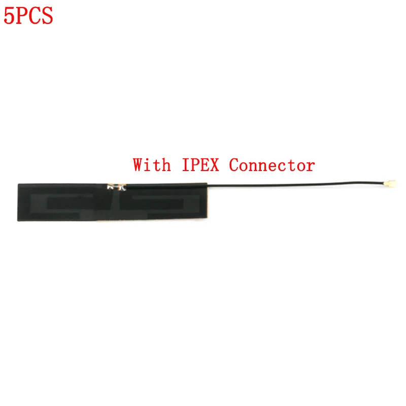 1-10 шт. GSM GPRS 2G 3g 4G LTE Внутренняя антенна 8dbi FPC Разъем 80*22 мм беспроводной модем антенна 8 см длинный IPEX Разъем - Цвет: With IPEX Connector