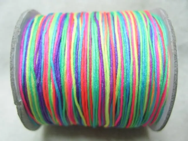 Нейлоновый шнур! 1 мм Шнур для бисероплетения тесьма с китайским узлом 218yd +