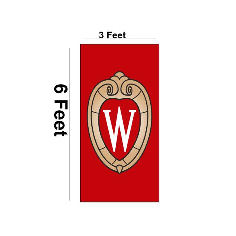 100d полиэстер Бесплатная доставка текстильная цифровой сублимации флаг