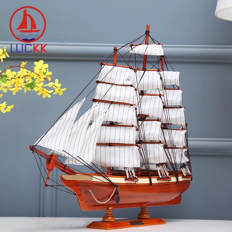 LUCKK CUTTY SARK DIY 60 CM Exquisite Wooden Sailboat Ship Model Wholesale Home Office Decoration Accessorie Crafts Free Shipping | Дом и сад