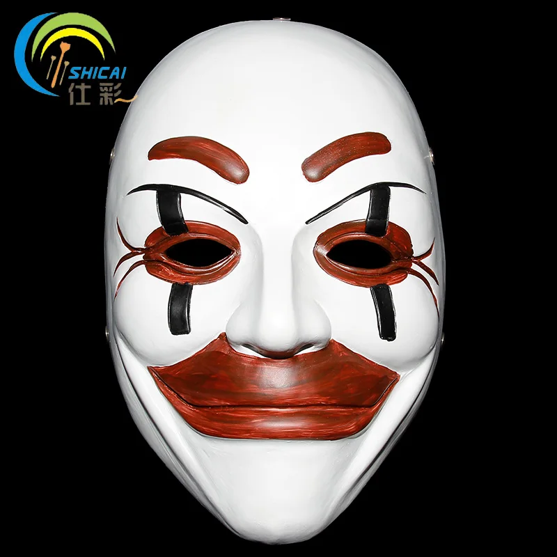 Маска Who Am I, Тема фильма, научная фантастика, вечерние, на Хэллоуин, Рождество, косплей, маска из смолы, для взрослых, на все лицо