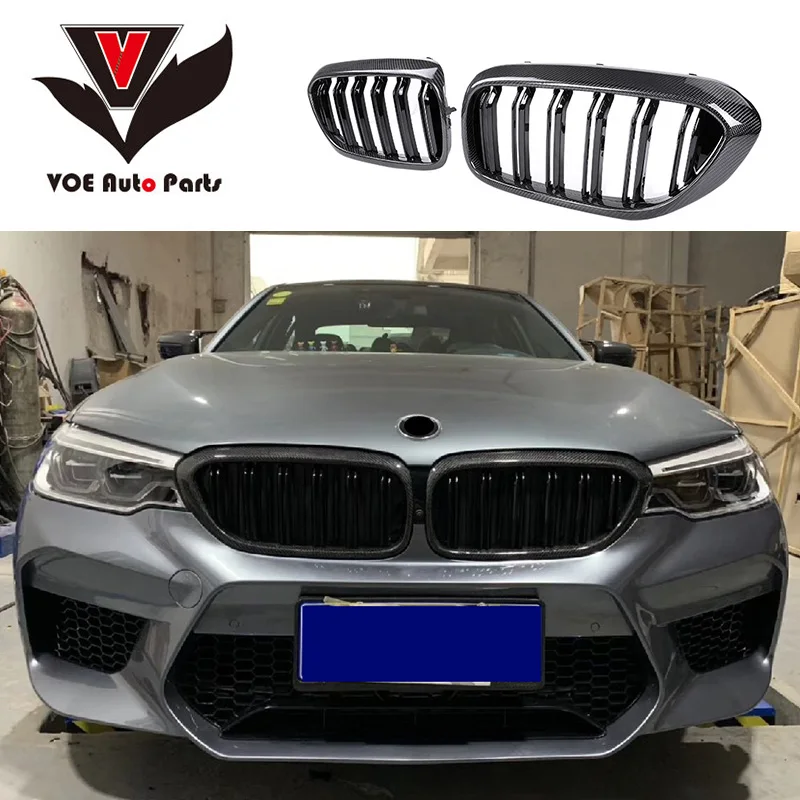 G30 M5 style черная глянцевая решетка для автомобильного стайлинга переднего бампера
