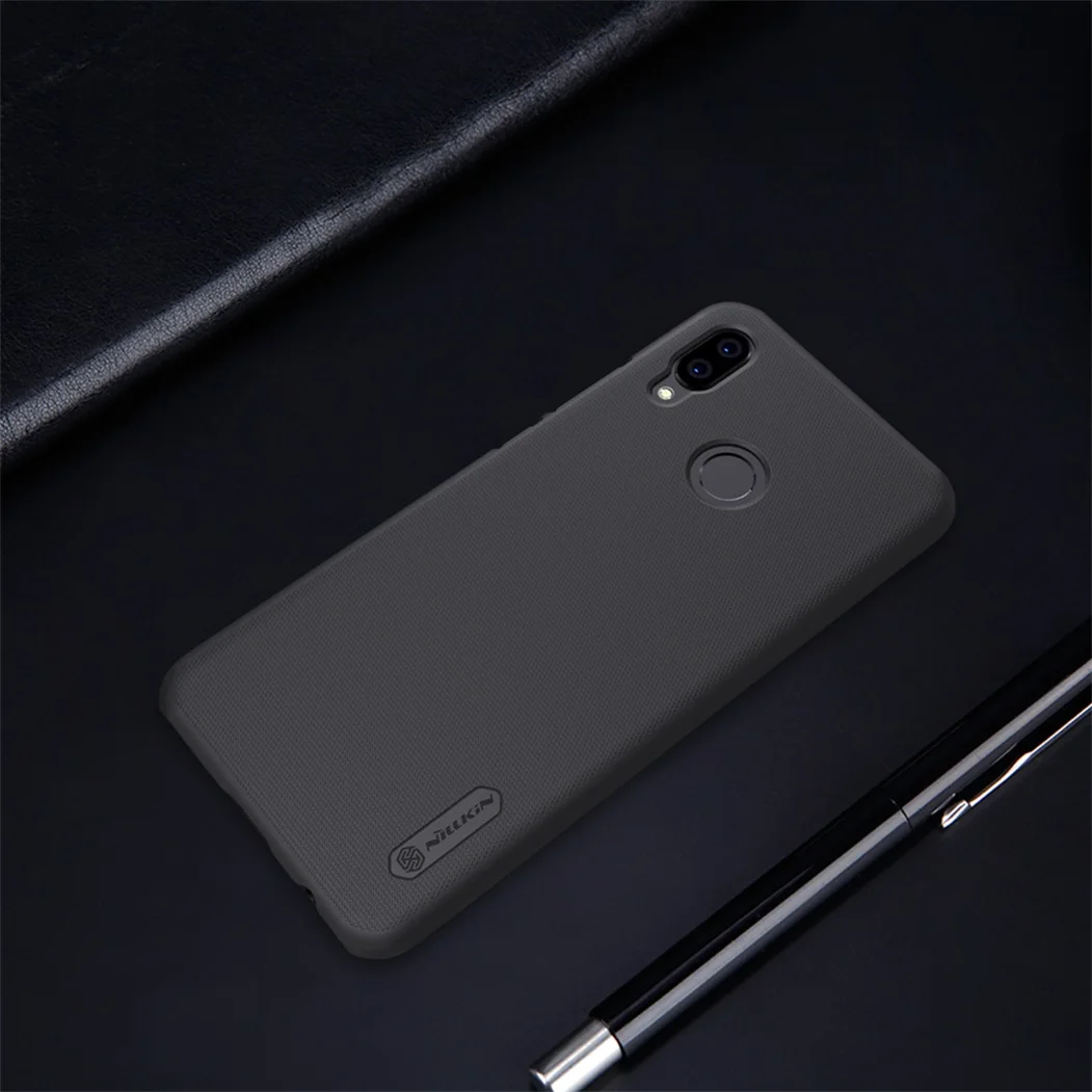 Для huawei P20 Lite чехол Nillkin чехол для телефона Супер Матовый щит жесткая задняя панель из поликарбоната Черный Защитный чехол для huawei P20 Lite