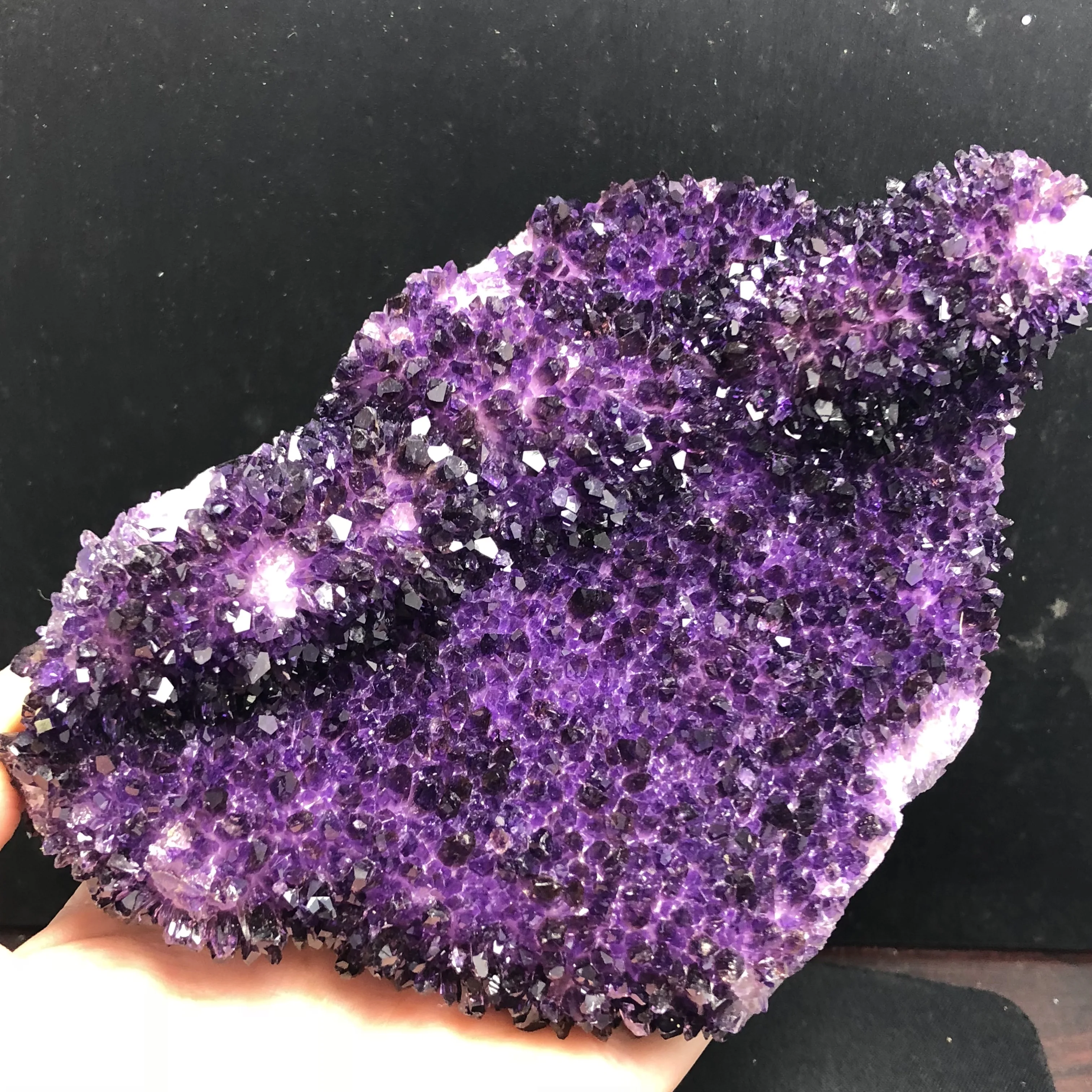 High quality amethyst phantom crystal cluster stones and minerals Healing crystals for home decoration | Дом и сад