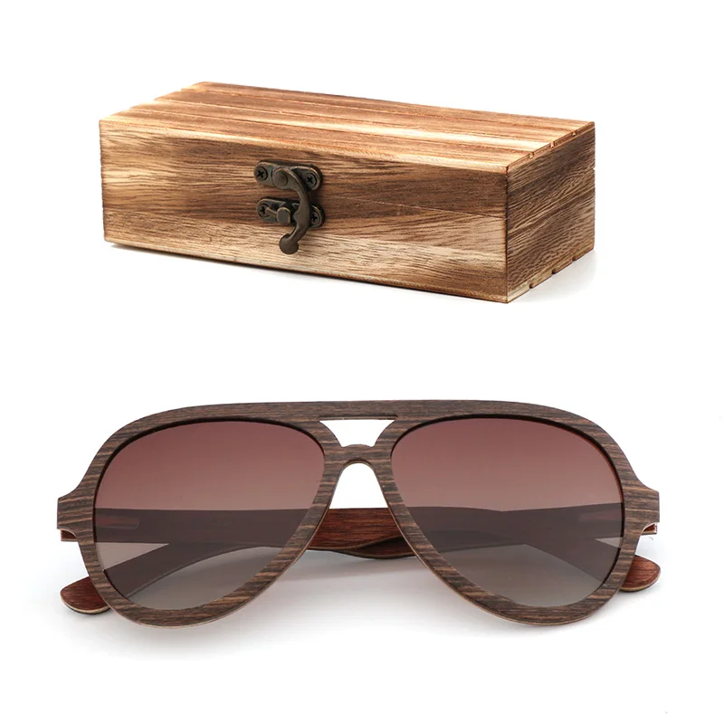 wood box Новые Ретро Модные поляризационные солнцезащитные очки пляжные для отдыха путешествия мужские спортивные солнцезащитные очки тонкие деревянные очки женские солнцезащитные очки - Цвет линз: wood box