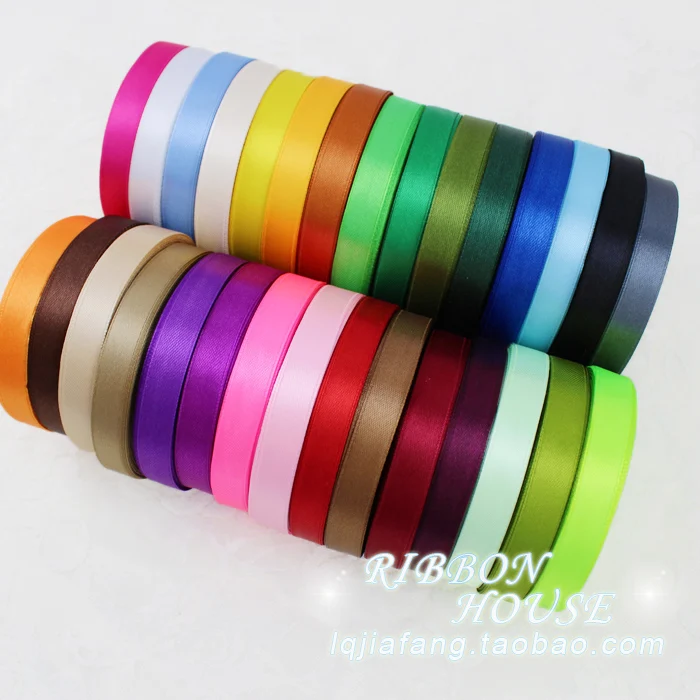 (25 yards/roll) 1/2&quot (12mm) Single Face Satin Ribbon Webbing Decoration Gift Christmas Ribbons Party DIY ribbons 22meters/lot | Дом и сад