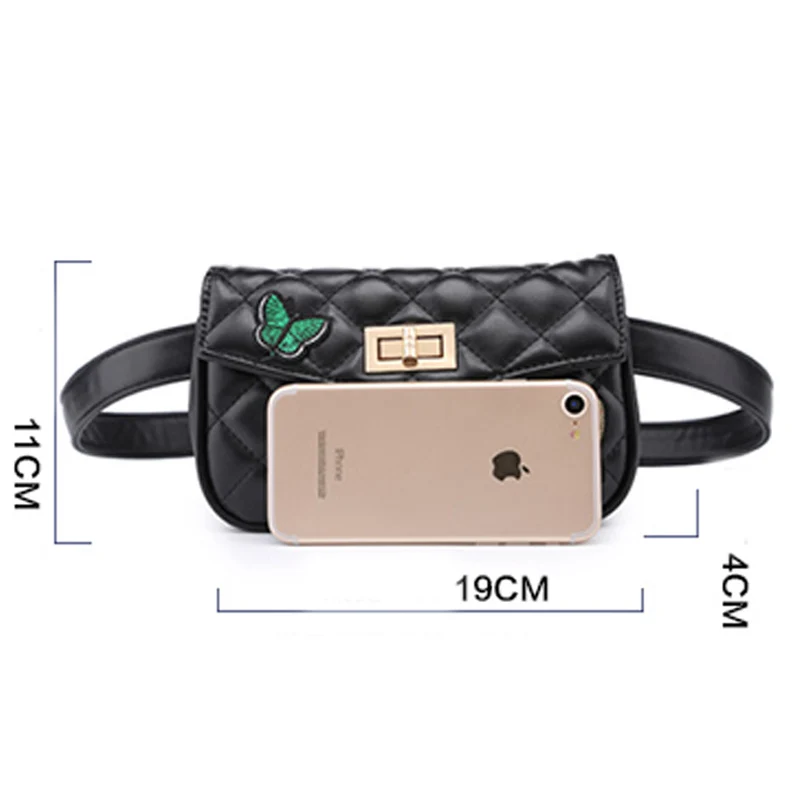

Jiessie & Angela Waist Bag Fanny Pack Women Waist Belt Bag Travel Belt Wallets Belt Pouch Bolsa Feminina Women Bags