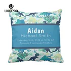 Наволочка на подушку для новорожденных с принтом динозавра