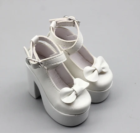 White Модные кукольные туфли на высоком каблуке 7,8 см для 1/3 60 см BJD куклы аксессуары для платья лучший подарок для детской игрушки - Цвет: White