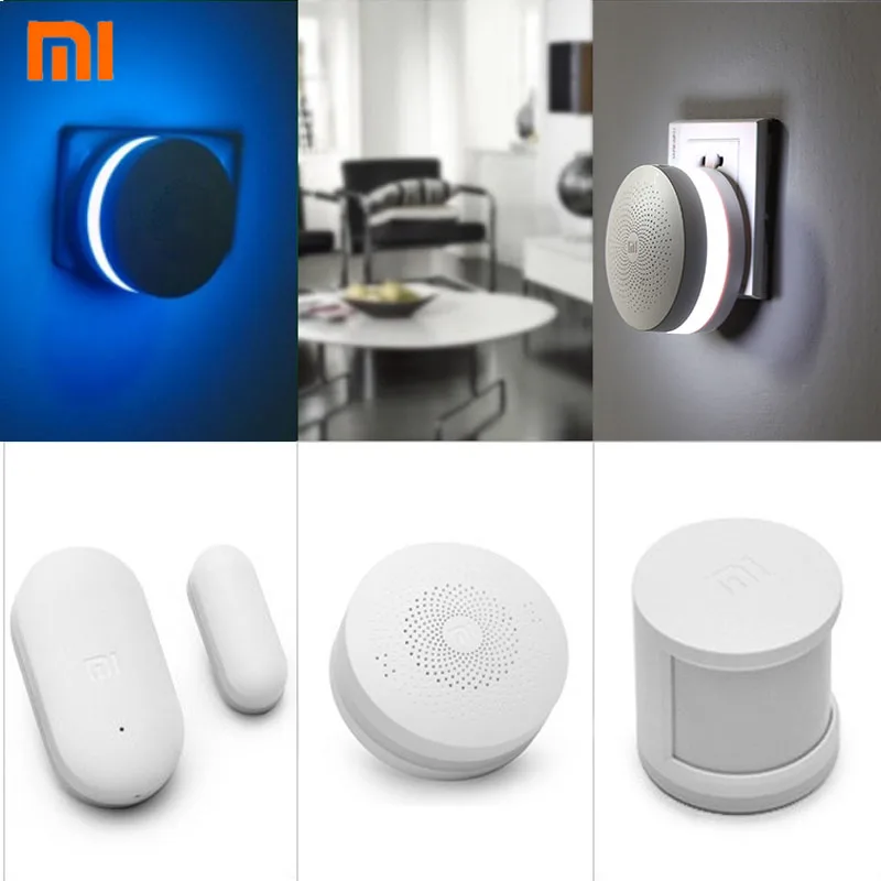 Xiaomi умный дом Комплект автоматическая система безопасности ворота путь беспроводной переключатель человеческого тела датчик и двери окна датчик