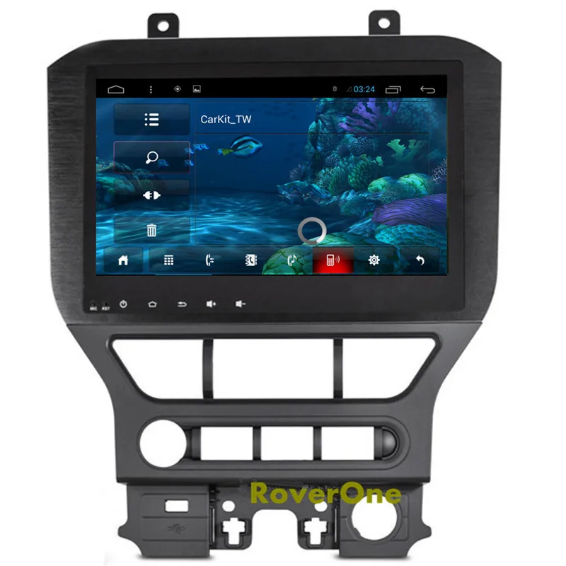 RoverOne Android 6,0 Автомобильный мультимедийный плеер для Ford Mustang Авторадио DVD Радио Стерео gps навигация спутниковая Bluetooth навигация