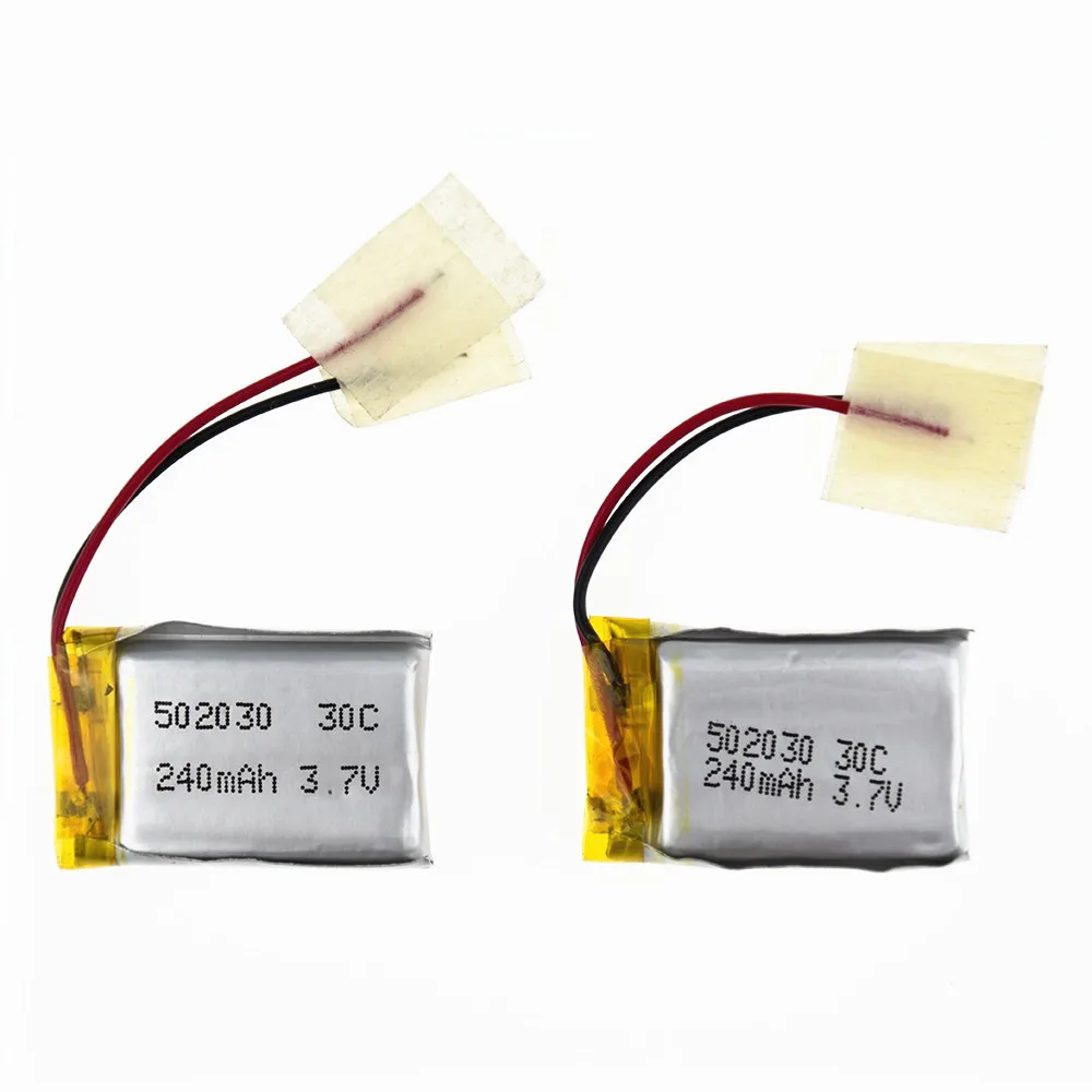 2 шт./лот Syma 3 7 В 240 мАч S107 S108 S109 S026 30c LiPo аккумулятор для 6020 Радиоуправляемый