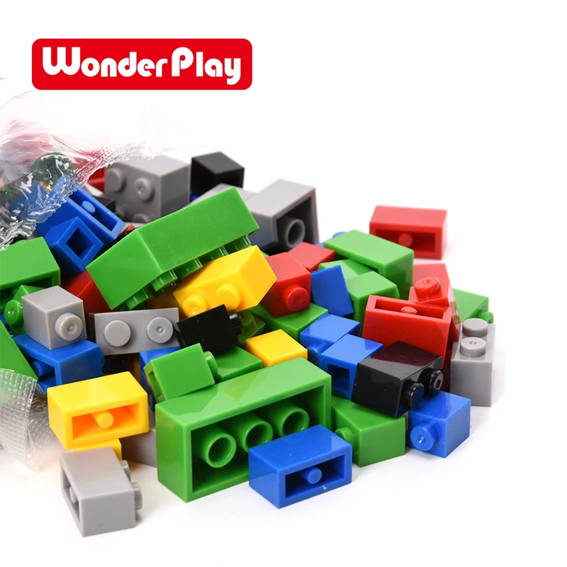 Wonderplay Мини Строительные блоки 330 шт набор кирпичей DIY креативные кирпичи оптом