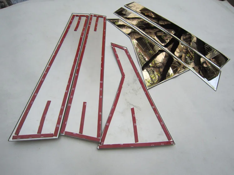 Отделка окна из нержавеющей стали высокого качества чехол (набор 6 шт.) для 2013 2014