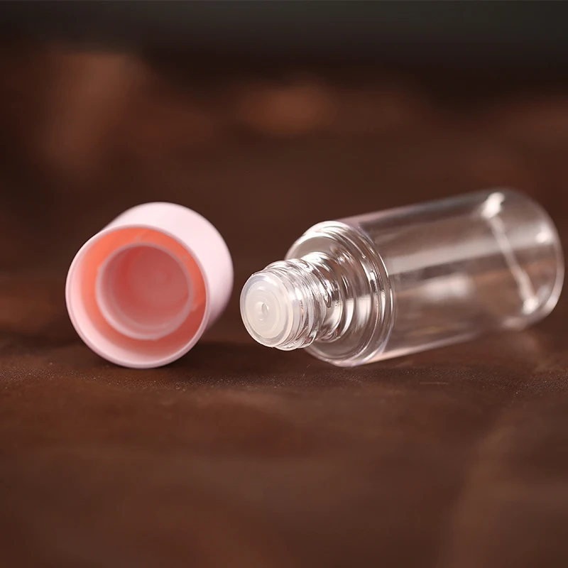 11 шт. розовая портативная дорожная бутылка Прозрачный флакон с пульверизатором