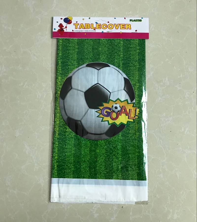 Одноразовая Пластиковая скатерть для стола футбольного водонепроницаемая и