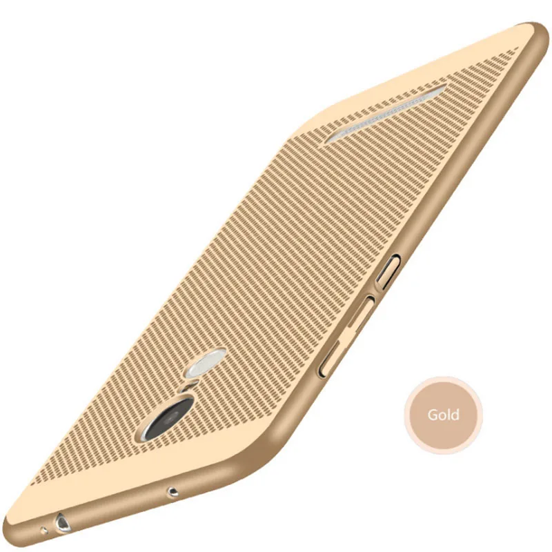 Gold GerTong теплоотвод чехол для Xiao mi Red mi 4A Note 4 4X Pro 3S 3 mi A1 5X5 6 mi 6 mi 5 чехол для телефона задняя крышка Fundas Armor - Цвет: Gold