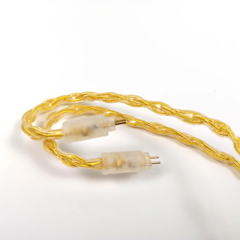 8 штук кабель для наушников MMCX Shure SE215 SE535 Sennheiser IE80 IE8 IE8I w4r TF10 A2DC IM50 посеребренные L